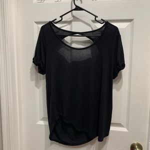 Plain black shirt